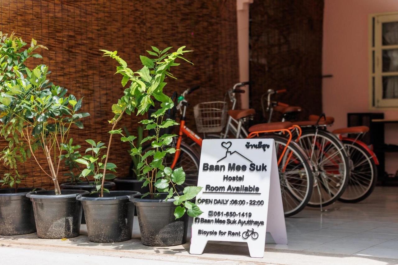 Baan Mee Suk Ayutthaya Hostel Exterior foto